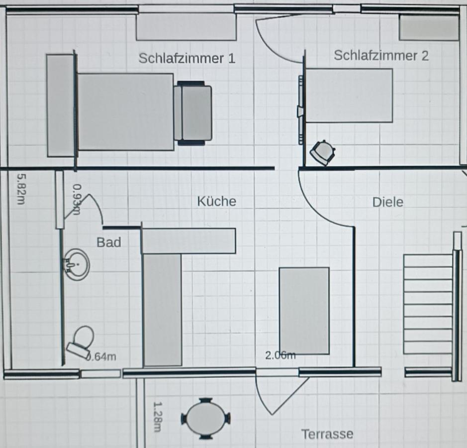 Apartamento Haus Mari Niederwiesa Exterior foto